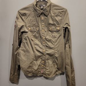 Fox racing Jean button up